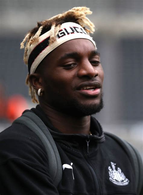 allan saint maximin gucci headband|Newcastle United star Allan Saint.